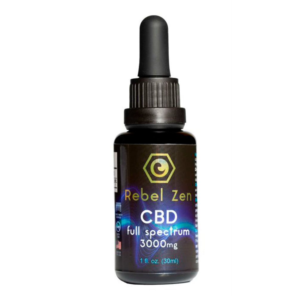 Rebel Zen CBD Full Spectrum 3000mg Tincture